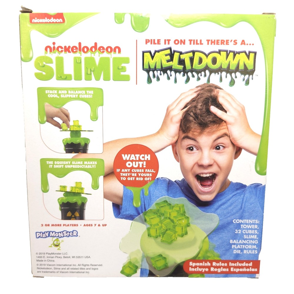PlayMonster Nickelodeon Slime: Meltdown Family Game 2+ Players 7+ Spanish Rules